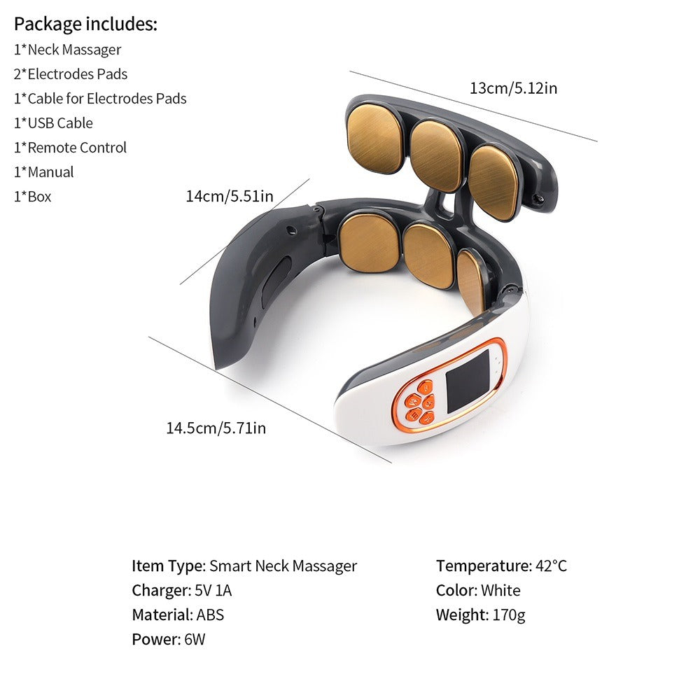 6 Level Wearable Neck Massager To Ease Pain - Inspire Uplift