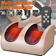 Load image into Gallery viewer, Foot Massage Machine Electric Shiatsu Foot Massager Heating Therapy Foot Massage Roller Vibrator Machine Pain Relief 220V/110V
