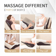 Load image into Gallery viewer, Neck Massager l Car Home Cervical Shiatsu Massage l Shoulder Back Waist Body Electric Massage Pillow Cushion l Relieve Pain
