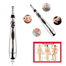 Load image into Gallery viewer, Electric 5 Head Acupuncture Pen l 9 Gear Speed Laser Meridian Pen l Electronic Acupuncture Therapy Massager l Body Massage l Pain Relief
