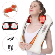 Load image into Gallery viewer, U Shape Electrical Shiatsu Back Shoulder Body Neck Massager l Infrared Heated Kneading Car Home Massager l Multifunctional Shawl
