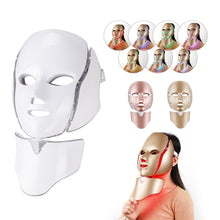 Load image into Gallery viewer, Foreverlily 7 Colors Light LED Facial Mask With Neck Skin Rejuvenation Face Care Treatment Beauty Anti Acne Therapy Whitening
